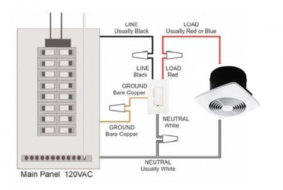 Wiring Diagram For Timer Bathroom Fan